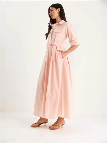 Robe-chemise Bianco Lucci en rose