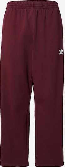 Kelnės 'ESS' iš ADIDAS ORIGINALS, spalva – vyno raudona spalva / balta, Prekių apžvalga