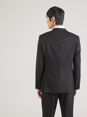 Michael KorsRegular Fit Poslovni sako - crna boja: stražnji dio