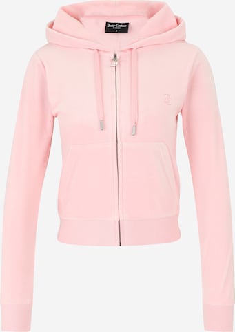 Juicy Couture Petite Sweat jacket 'ROBERTSON' in Pink: front