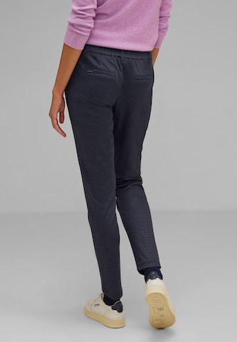 STREET ONE Loosefit Chino Hose in Blau