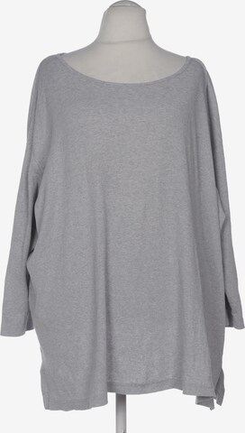 Ulla Popken Sweatshirt & Zip-Up Hoodie in 9XL in Grey: front