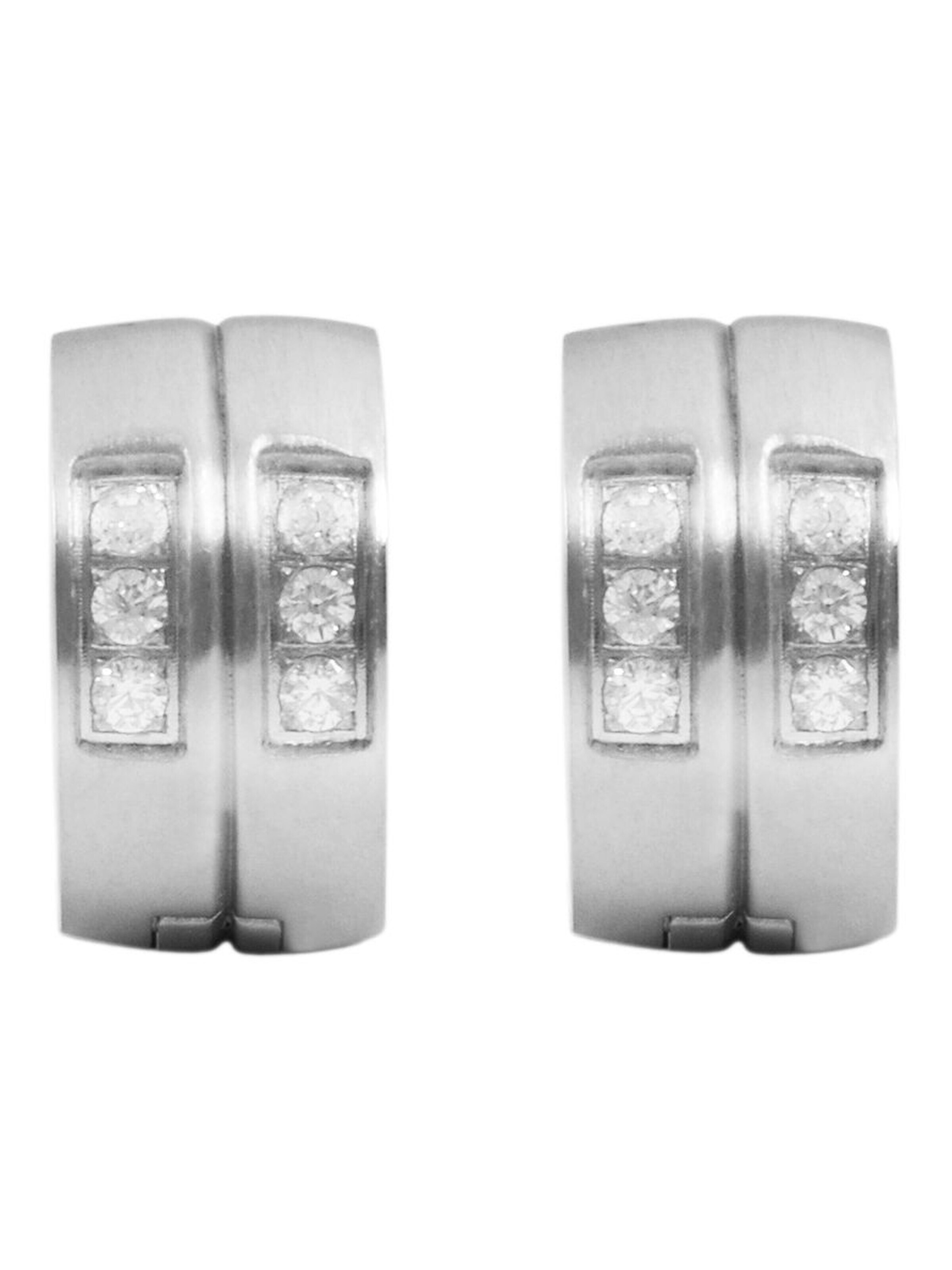 Akzent Earrings 'Hennesa, silberfarbig, langlebig' in Silver: front