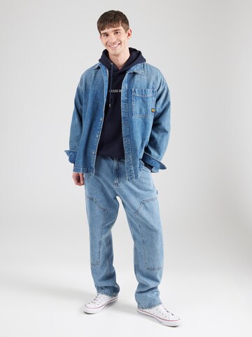 GUESS JEANS Свитшот в Синий
