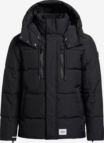 khujo Winterjacke 'Kirc' in Schwarz: predná strana