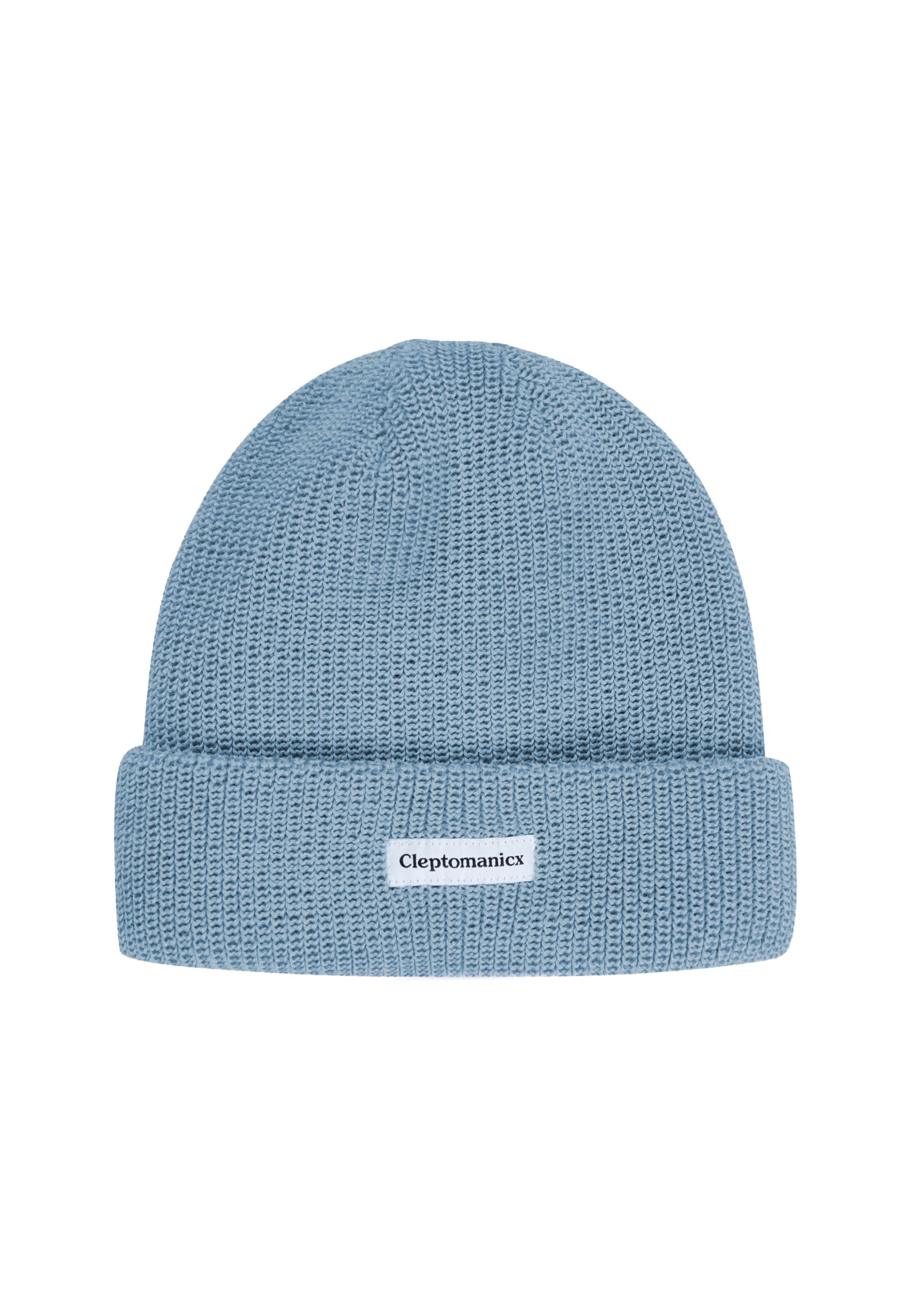 Cleptomanicx Muts 'Shortie 2' in Blauw: voorkant
