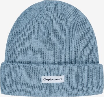 Cleptomanicx Muts 'Shortie 2' in Blauw: voorkant