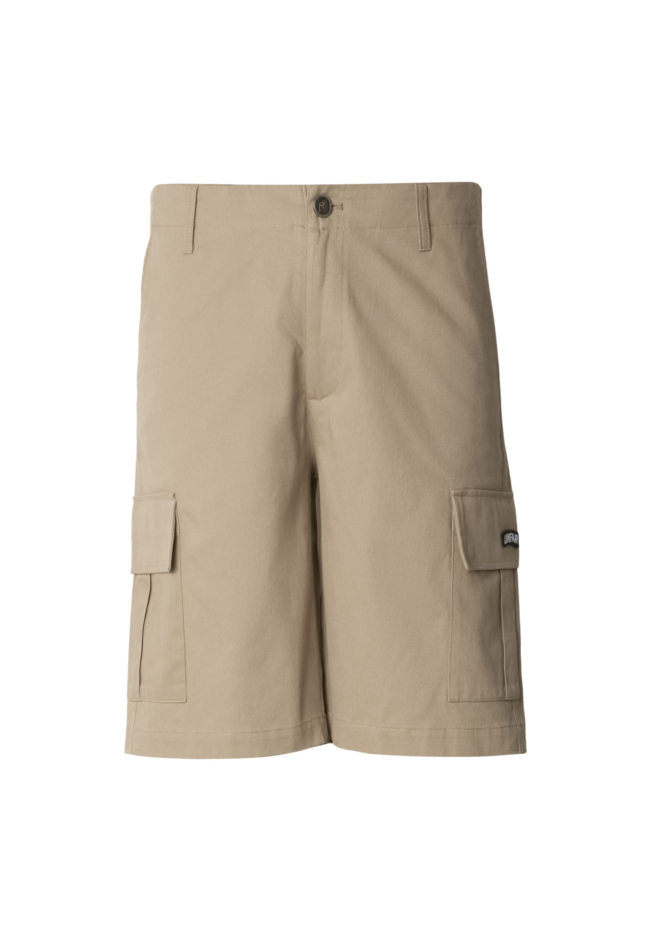 Unfair Athletics Regular Cargobroek 'Permanent' in Beige: voorkant