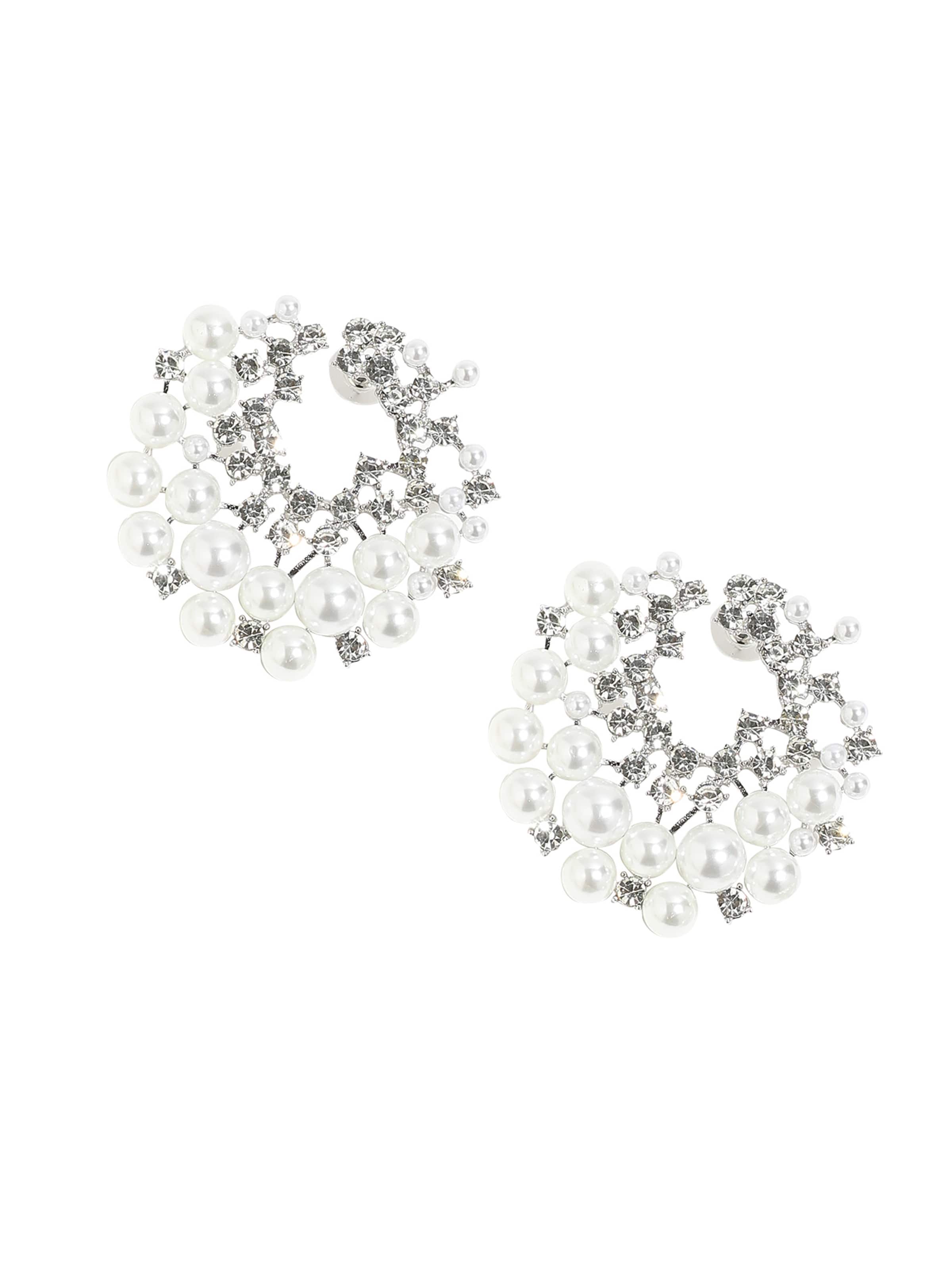 SOHI Σκουλαρίκια 'Hrishti' σε ασημί: μπροστά