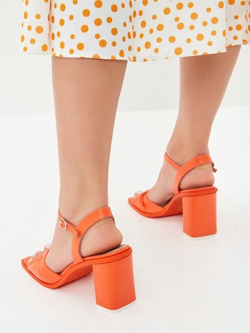 CESARE GASPARI Sandals in Orange