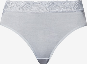 Hanro - Cueca ' Cotton Delight ' em azul: frente