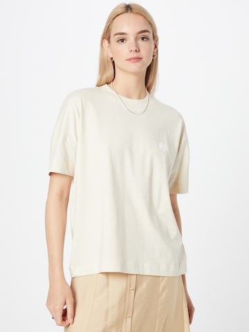 Hey Soho Shirt 'VACANCES' in Wit: voorkant