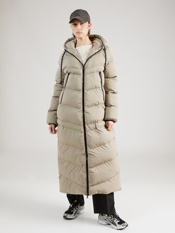 No. 1 Como Winter Coat 'ANNA' in Beige: front