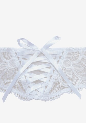 LASCANA Garter Belt in White