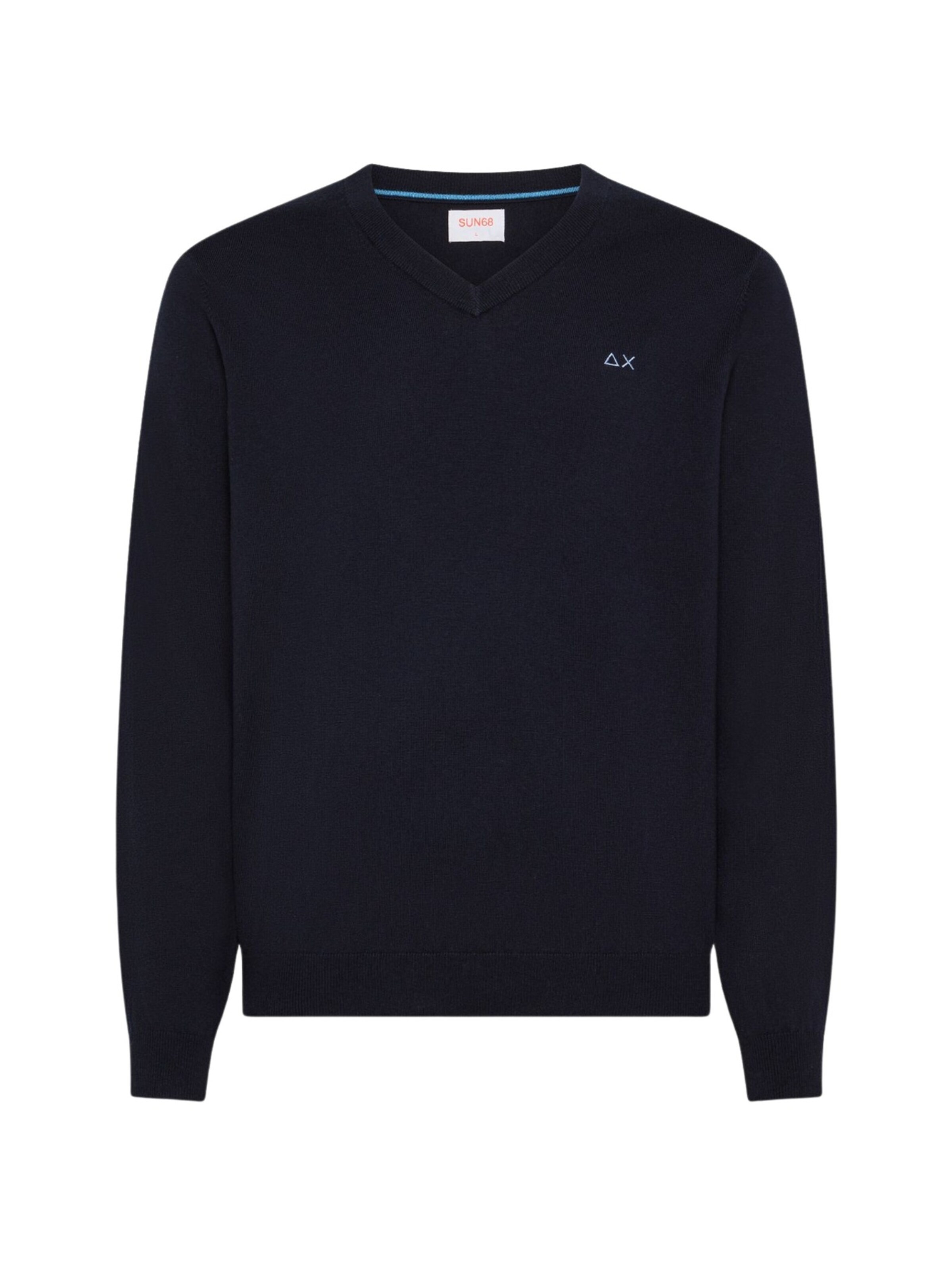 SUN68 Pullover 'K45102' i blå: forside