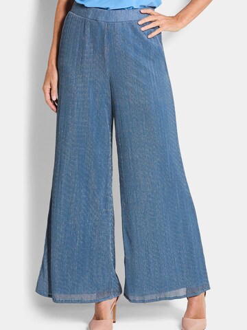 Goldner Loose fit Trousers in Blue: front