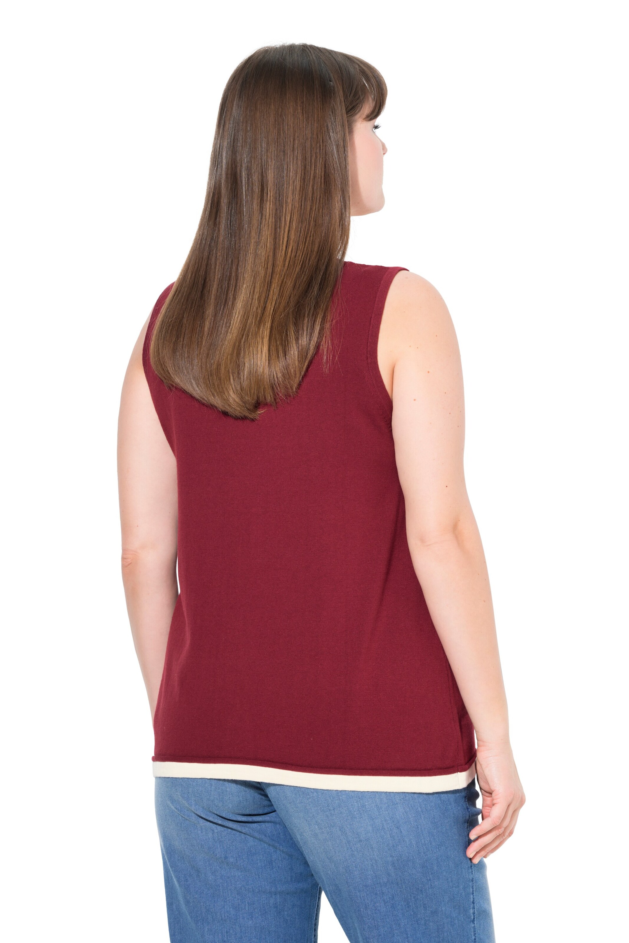 Ulla Popken Knitted top in Red