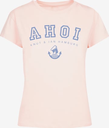 T-shirt F4NT4STIC en rose : devant