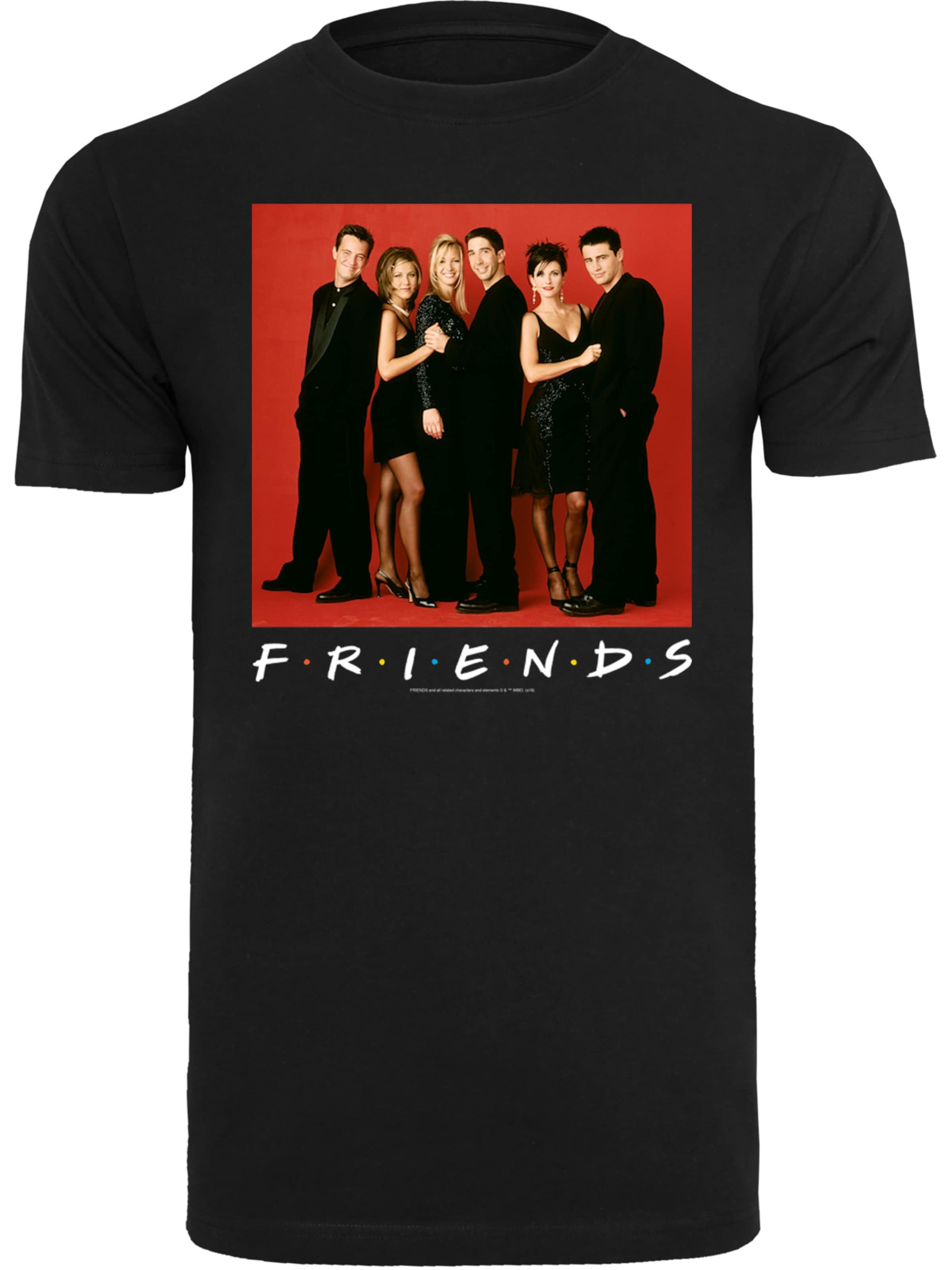 T-Shirt 'Friends Group Photo Formal' F4NT4STIC en noir : devant