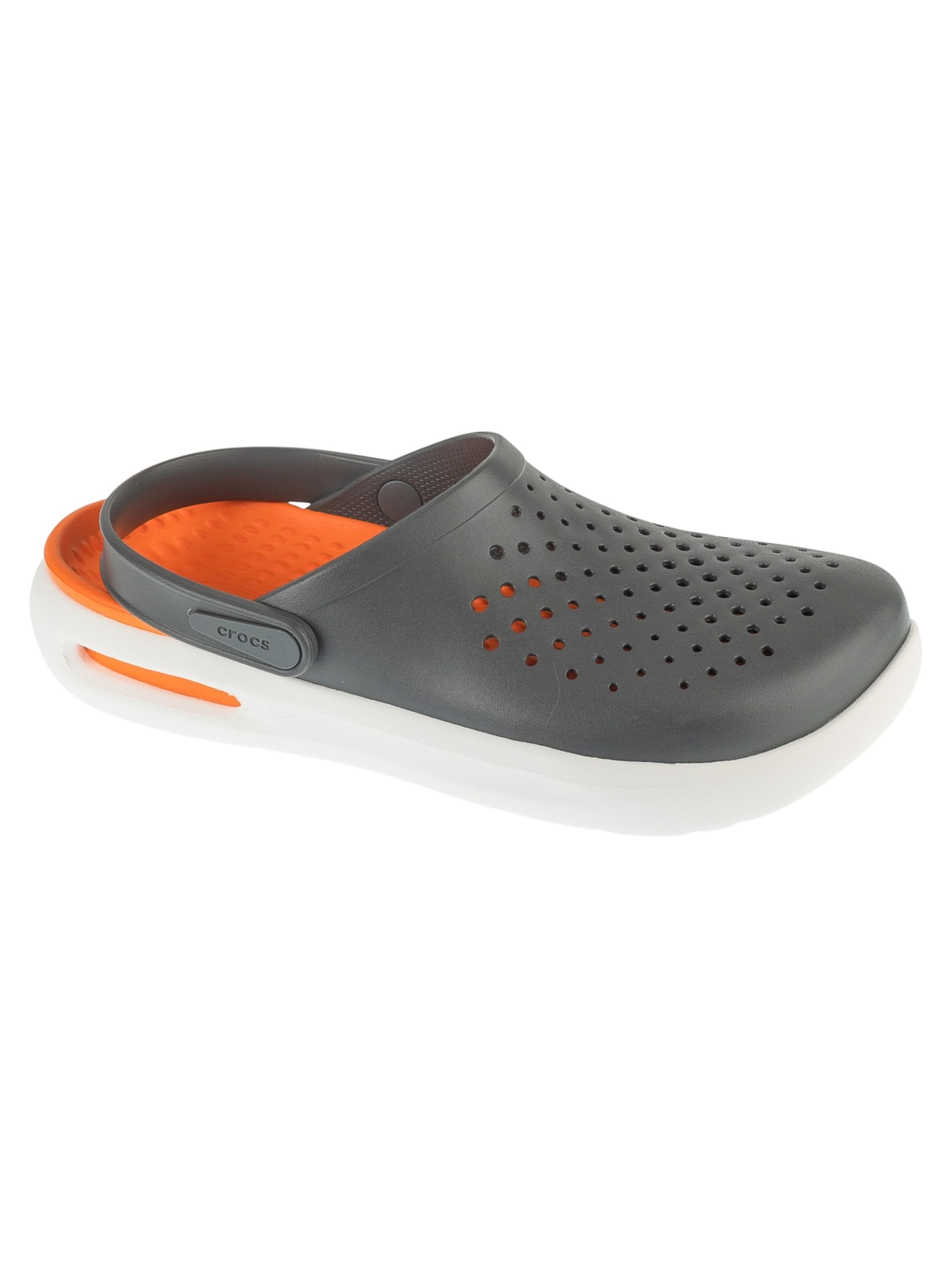 Crocs Clogs in Grey: front