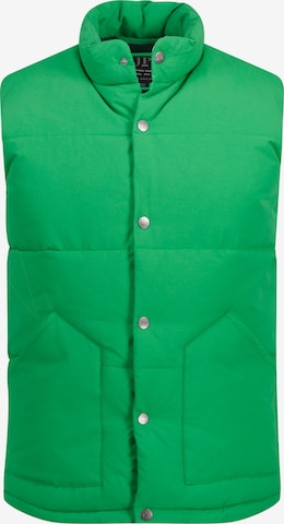 JP1880 Bodywarmer in Groen: voorkant