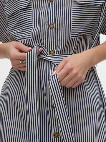 Robe-chemise 'VMBumpy' VERO MODA en bleu