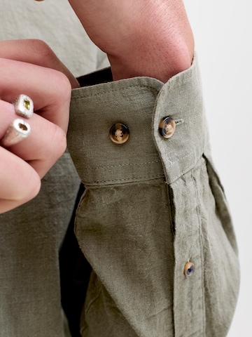 JACK & JONES Средняя посадка Рубашка 'JJESummer' в Зеленый