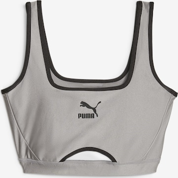 PUMA Top 'DARE TO' in Grey: front