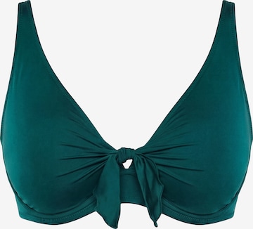 Vivisence Bikini Top '3202' in Green: front