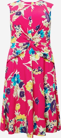 Lauren Ralph Lauren Plus Summer Dress 'TESSANNE' in Pink: front