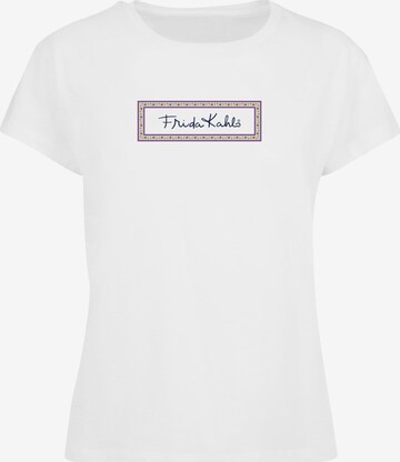 Merchcode Shirt 'Kahlo - My name' in Wit: voorkant