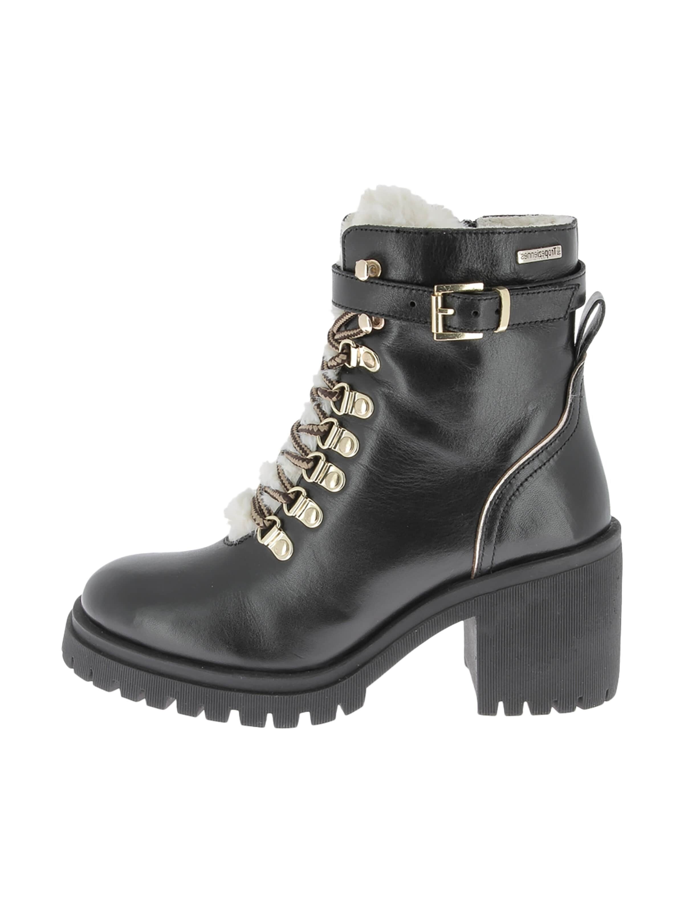Les Tropéziennes - Botas de tobillo 'Lederstiefeletten von M.belarbi Valentina' en negro: frente