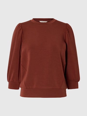 SELECTED Sweatshirt in Rot