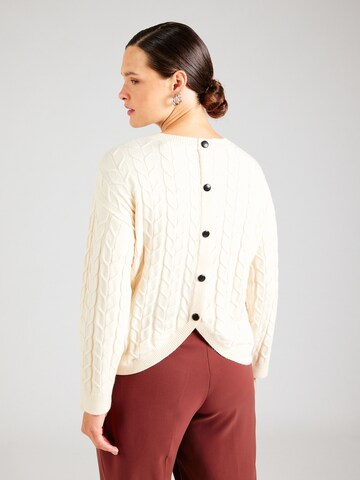 Vero Moda Curve Sweater 'VMCTILDA' in Beige