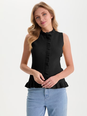 Imily Bela Knitted vest in Black