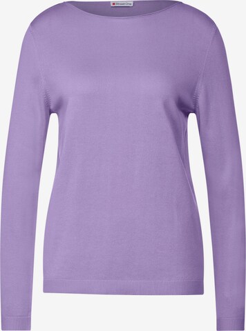 STREET ONE Sweater in Purple: front