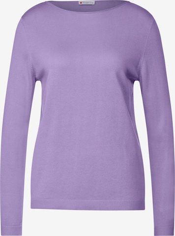 STREET ONE Sweater in Purple: front