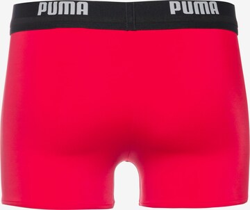 PUMA Swim Trunks in Red