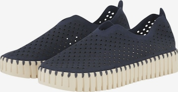 ILSE JACOBSEN Slip On 'Tulip' in Blau: Vorderseite