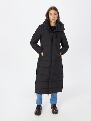 khujo Winter Coat 'Deria' in Black: front