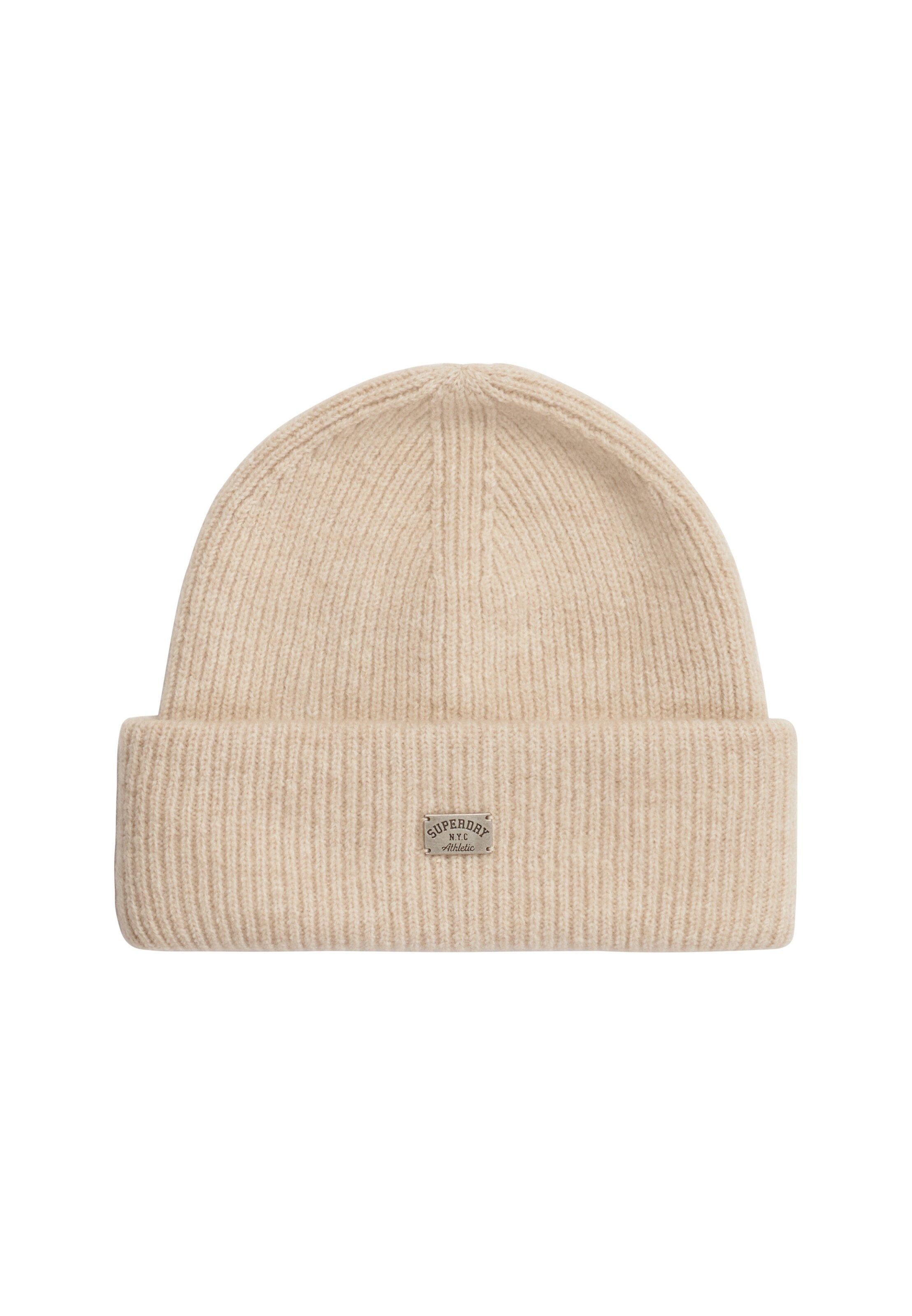 Superdry & Co Mütze in Beige: Vorderseite