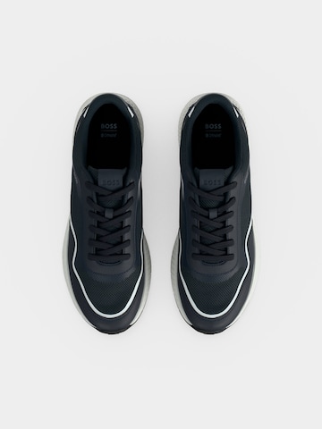 Baskets basses 'Titanium_Runn' BOSS en bleu