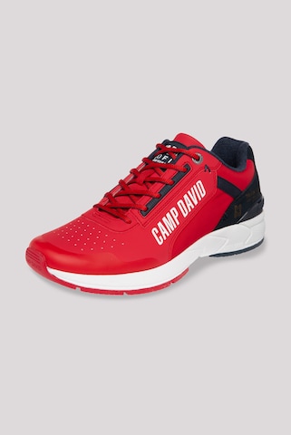 CAMP DAVID Sneakers 'Power' in Red: front