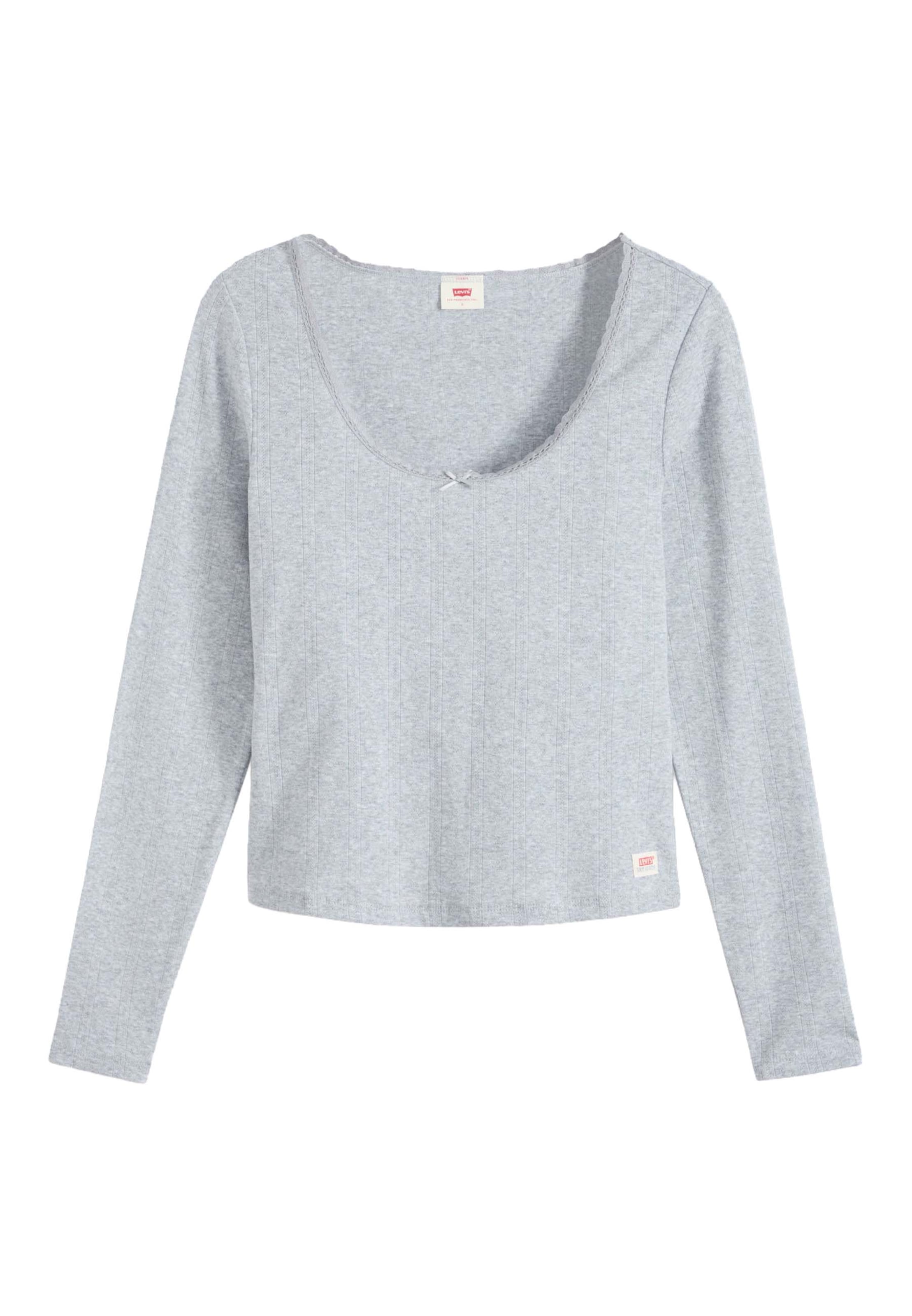 Tricou 'DRY GOODS POINTELLE' de la LEVI'S ® pe gri: față
