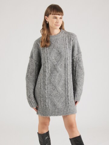 TOPSHOP Платье в Серый: спереди