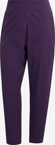 ADIDAS PERFORMANCE Workout Pants 'All Me' in Purple: front