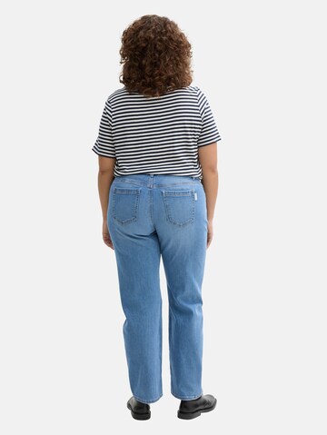 Tom Tailor Women + Regular Jeans in Blau