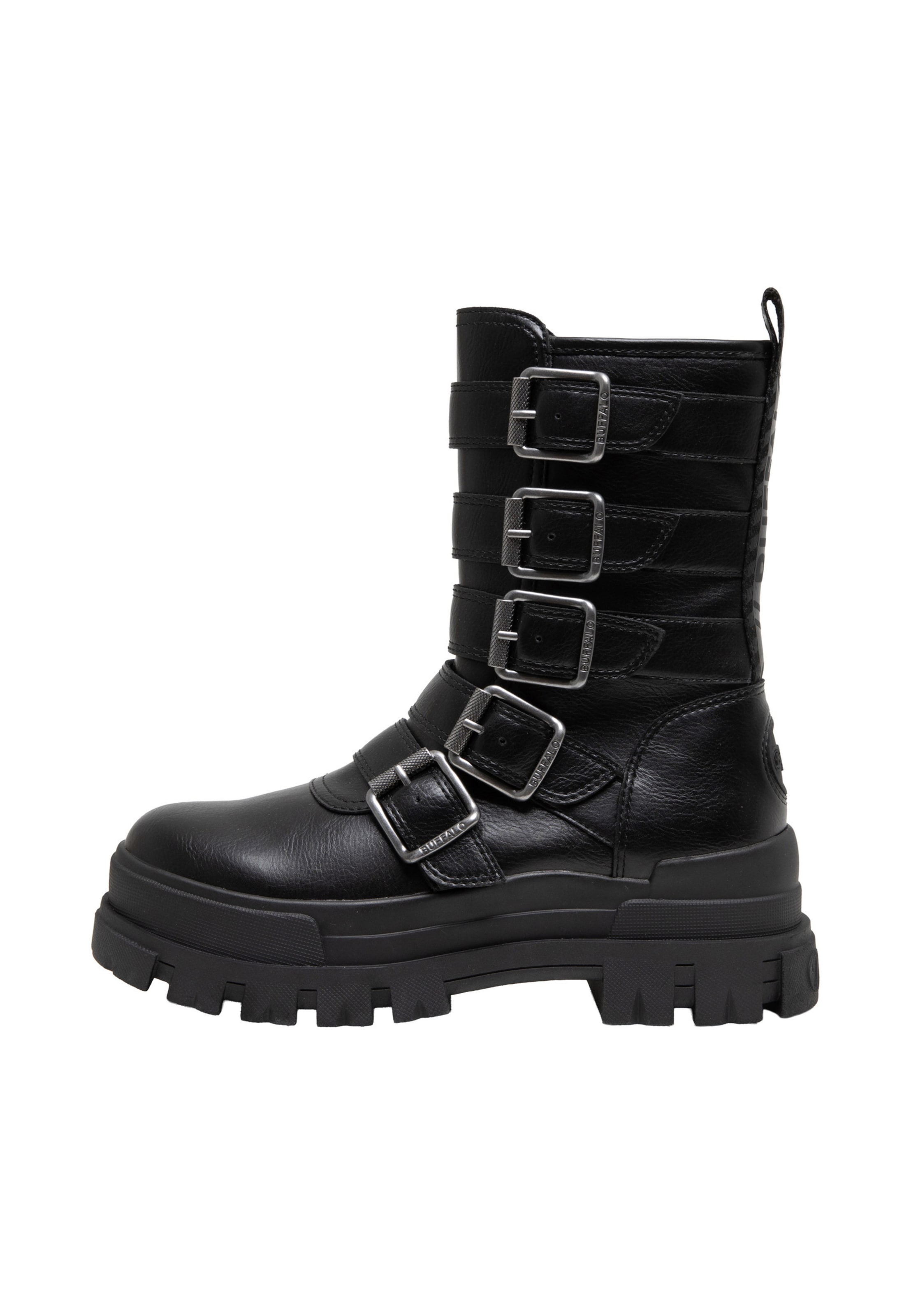 BUFFALO Boots 'Aspha' in Schwarz: Vorderseite