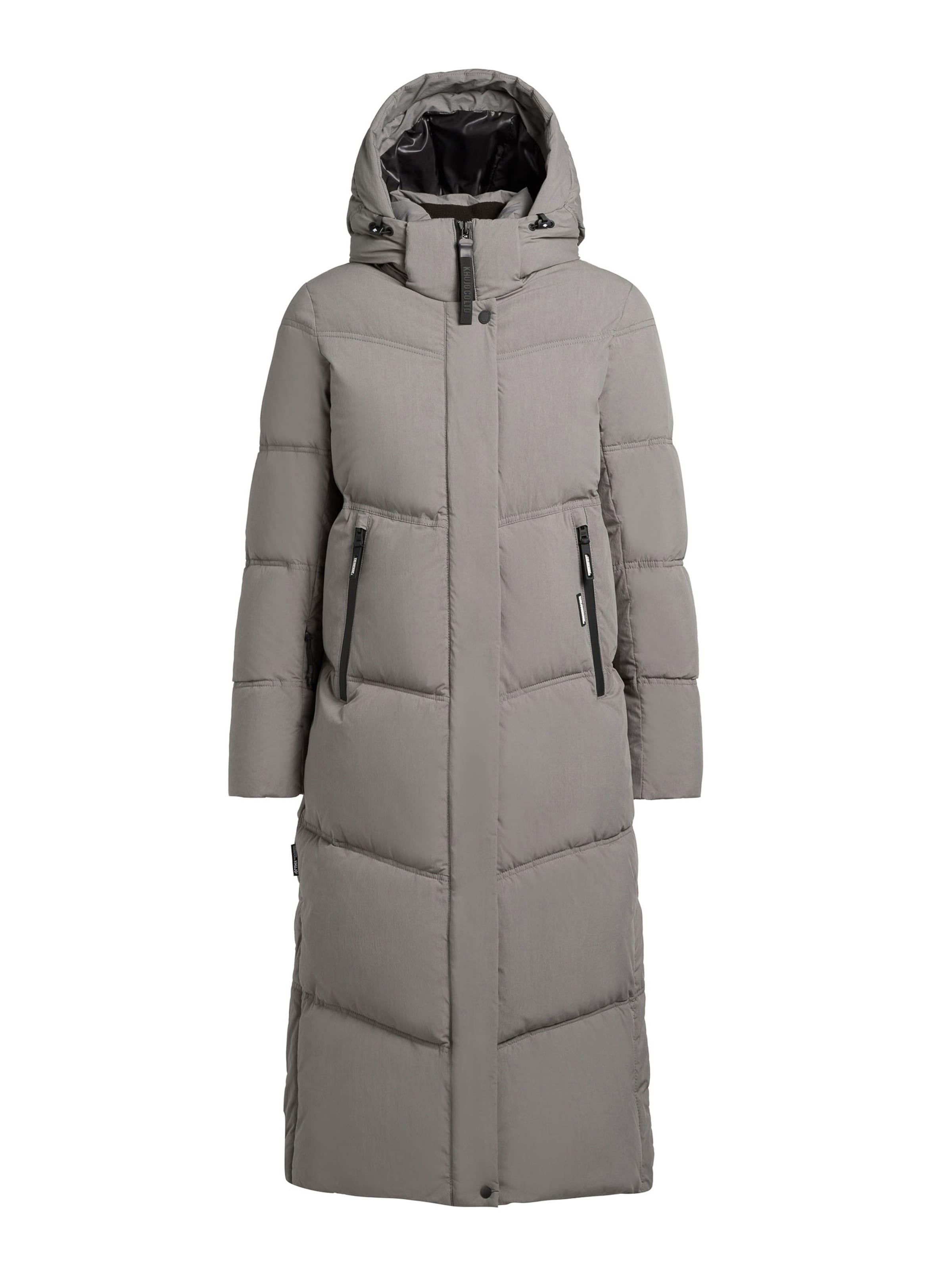 khujo Winter Coat in Grey: front