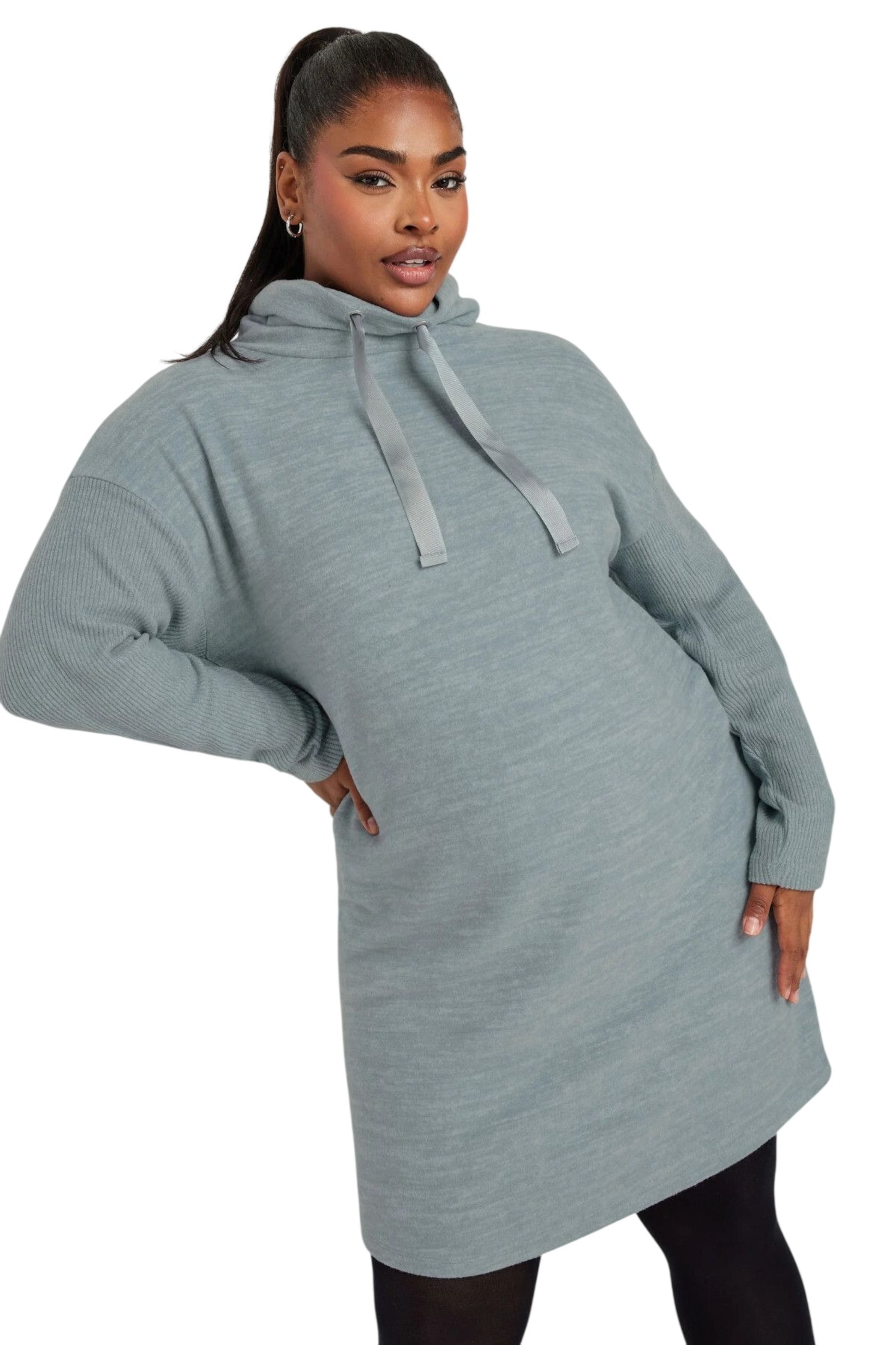 Stil Diva Kleid in Grün: Vorderseite